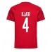 Denemarken Simon Kjaer #4 Voetbalkleding Thuisshirt WK 2022 Korte Mouwen